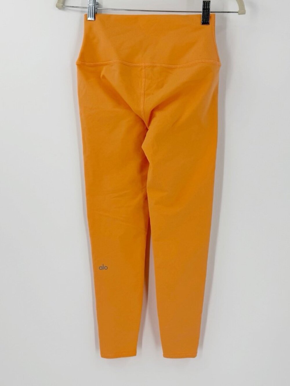 ALO Yoga Orange Mid Rise 7/8 Leggings XS 24" Inseam - Picture 3 of 4